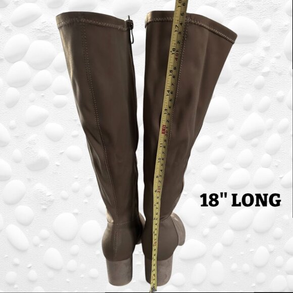 👢PENN Extra Wide Width, Tall Faux Suede Boot with Stretch Calf - NWT Size 7WW👢 - Picture 6 of 12